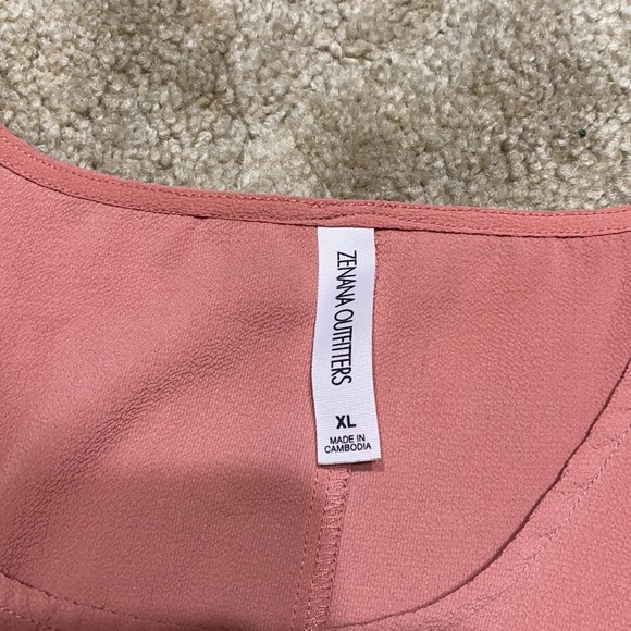 Women’s Zenana Outfitters peach top size Xl - Picture 2 of 4